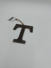 Wondershop Target 6" T Monogram Rustic Wood Christmas Holiday Ornament Initial