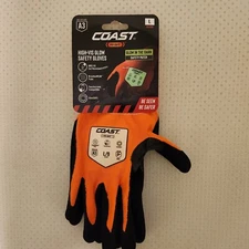 COAST Safety Work Gloves (Size Large)
