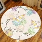 3D Branch Handmade Bird NAW224 Game Rug Mat Elegant Photo Carpet Mat Eve 2023
