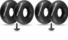 Four 14 Inch Car Tire Inner Tubes FR13/14 for Radial and Bias Tires Offset TR13