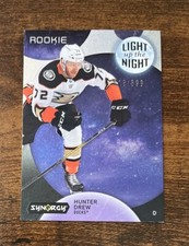 2022-23 UD Synergy Light Up the Night Hunter Drew #LNR-HD Anaheim Ducks /899 RC