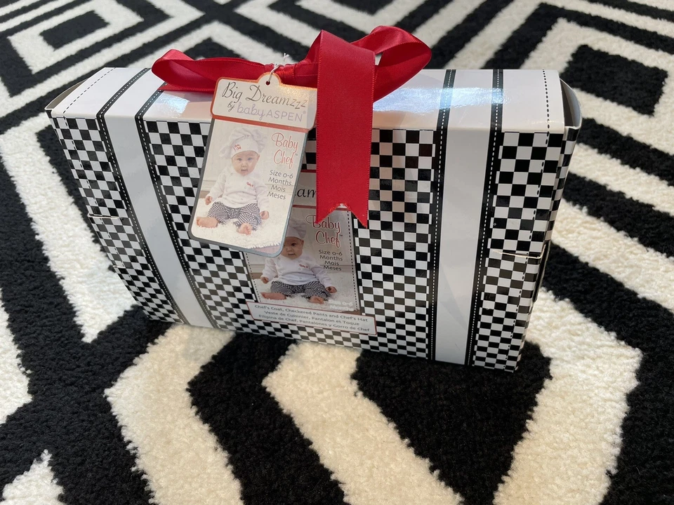 Bebé Chef Big Dreamzzz Bebé Álamo Bebé Chefs Conjunto Fotografía Disfraz 0-6 meses Foto 4 de 4