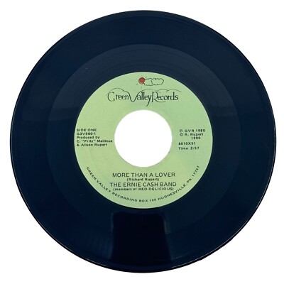 The Ernie Cash Band ''More Than A Lover'' / ''Fall In Love Again'' Green Valley Reco