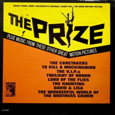 THE PRIZE MUSIC FROM THE  SOUNDTRACK - LP SNTK #3