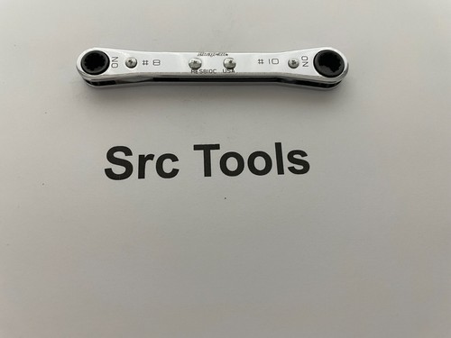 Snap-on Tools MINT SAE #8-#10 1/4"-5/16" SPLINE Ratcheting Box Wrench RES810C - Bild 1 von 6