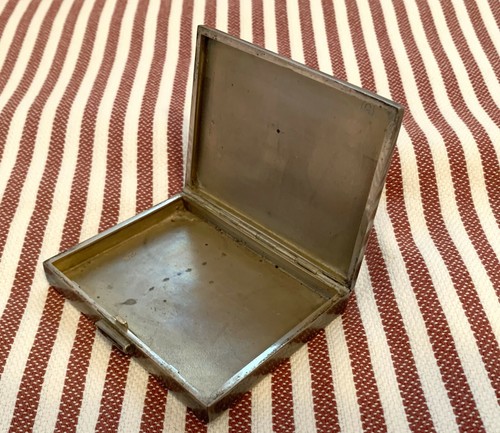 Estuche/caja de cigarrillos portátil de metal vintage de los años 50 CPLA - Imagen 4 de 4