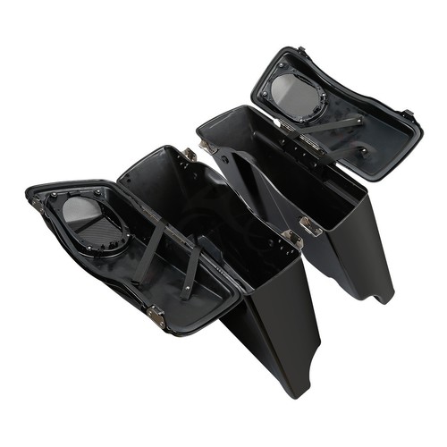 5" Extended Saddlebag Speaker Lids Fit For Harley Road King Electra Glide 93-13 - Picture 9 of 12