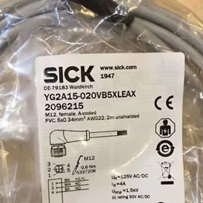 One SICK YG2A15-020VB5XLEAX Sensor Cable New Free Shipping 