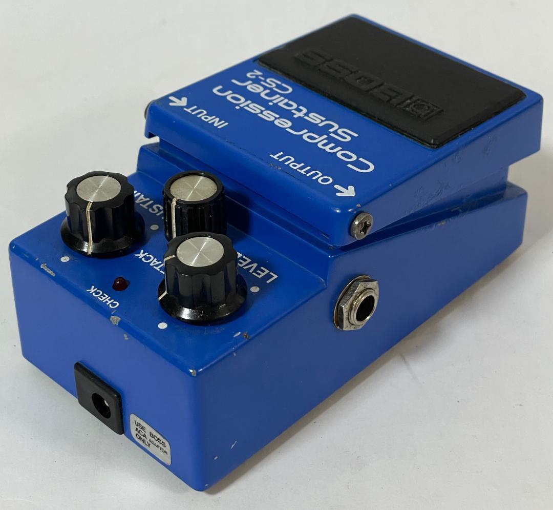 Boss CS-2 Compression Sustainer Guitar Effect Pedal Used Audio