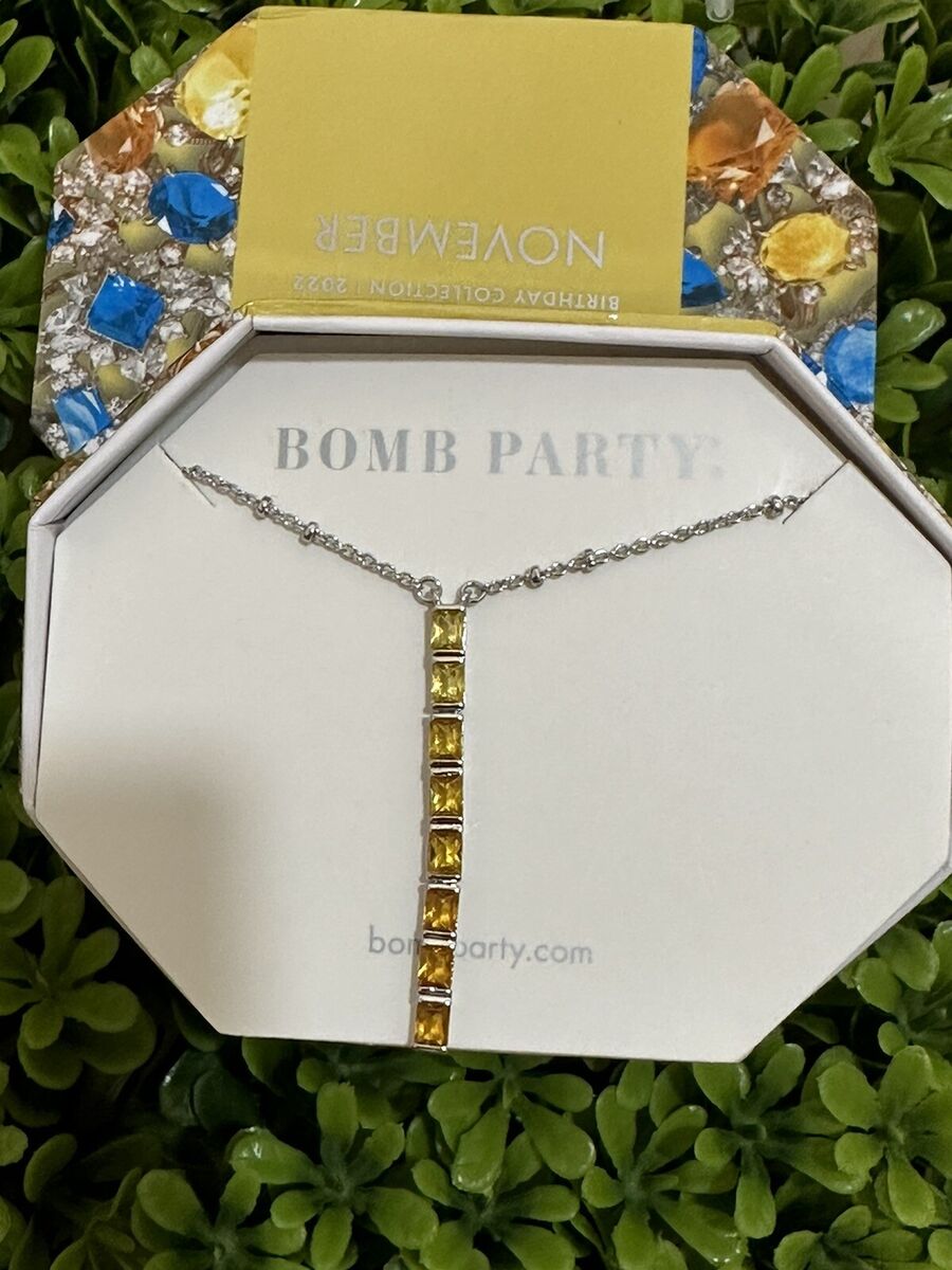 Bomb Party, Jewelry, Bomb Party November Birthday Collection 222 A New  Vibe Necklace