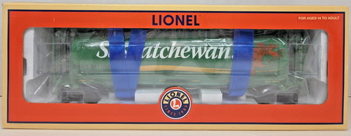 Tolva cilíndrica Lionel Saskatchewan - vagón de carga tren calibre O # 6-27425 NUEVO | Condition: New