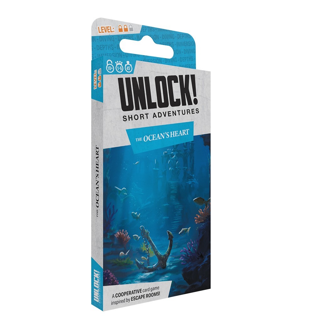 UNLOCK! Short: The Ocean's Heart Board Game