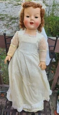 Vintage Sayco Bride 29"Doll Tlc With Box 