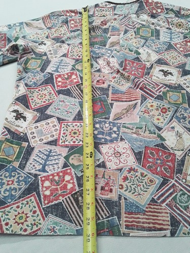 90s Reyn Spooner 1999 4th of July Patriotic Hawaiian Vintage Shirt Casual XL - Picture 10 of 12