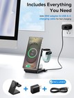 Magnetic Foldable Wireless Charger for Samsung, 3 in 1 Mag-Safe Fast Charging — photo 7