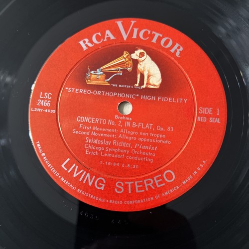 BRAHMS Piano Concerto No.2 RICHTER / RCA Record Vinyl LSC 2466 Living Stereo - Picture 4 of 7