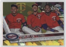 2017 Topps Chrome Sapphire Edition Gold Refractor 5/5 Checklist Byron Buxton 1z9