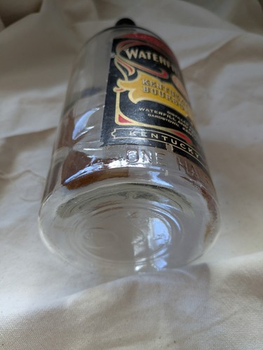 1950s Waterfill Frazier Kentucky Droit Bourbon Liqueur Bouteille 1/2 Gallon - Photo 5 sur 5