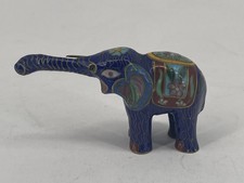 Cloisonne Enamel Elephant Figurine