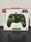 Nintendo Switch - PDP Super Mario Wired controller 1-UP Glow in the dark New