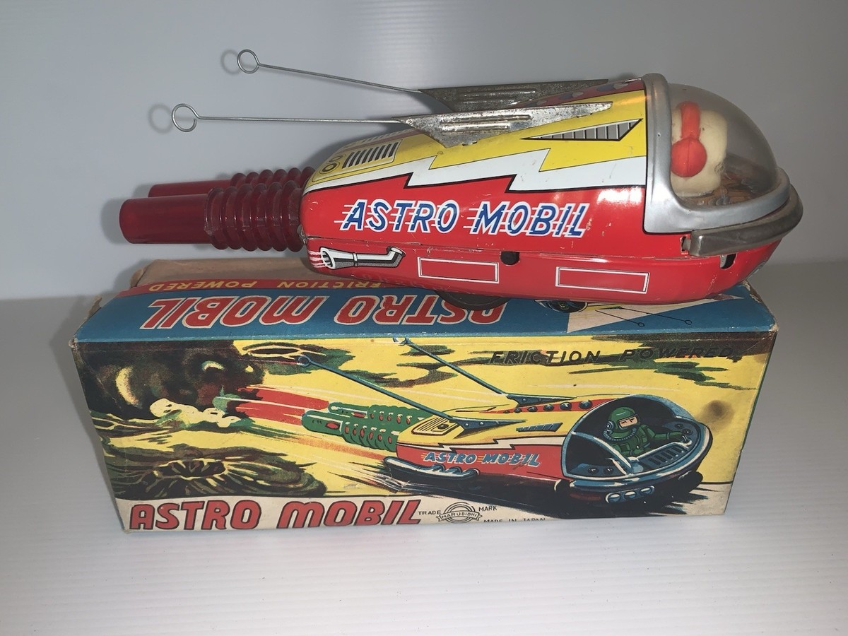 Marubishi Japan Astro Mobil Friction Space Toy Tin Litho
