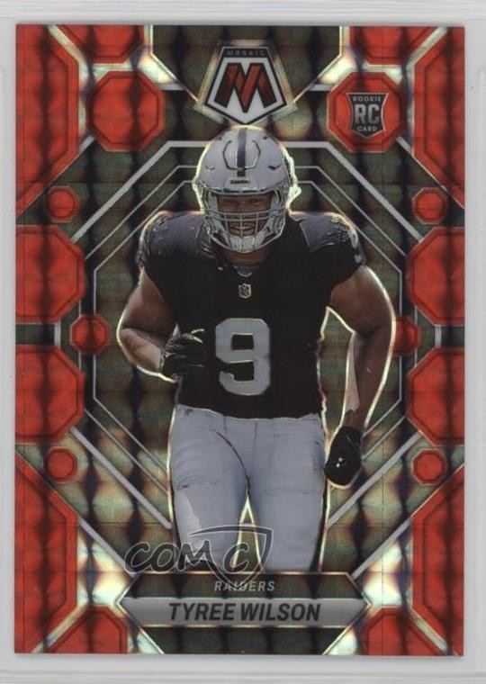 2023 Panini Mosaic Rookies Red Mosaic Prizm Tyree Wilson #372 14mq