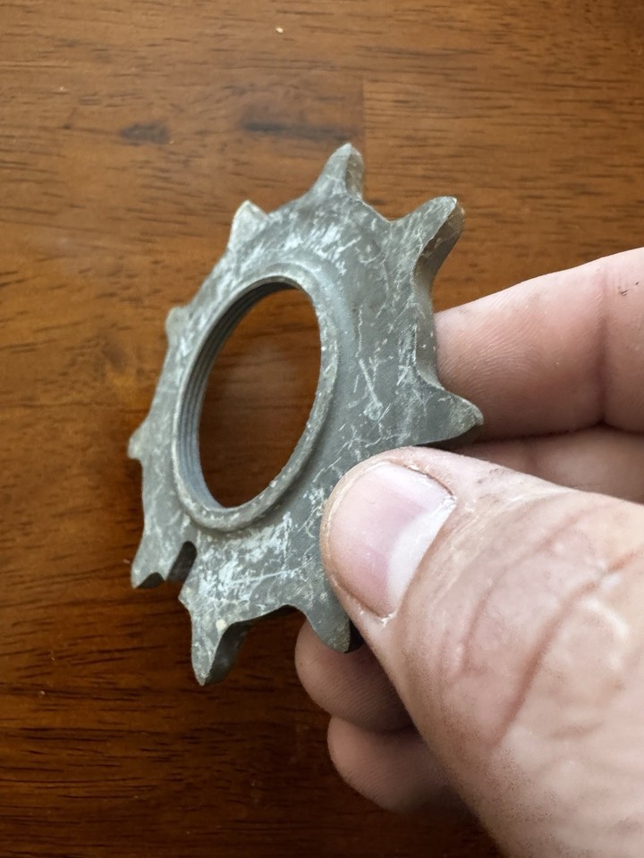 Antique Bicycle 10-Tooth Threaded Cog – Vintage Freewheel Gear – Used ...