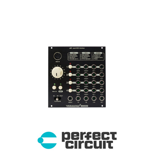 Vermona qMI Quad MIDI Interface V2 Modular EURORACK-NEW-PERFECT CIRCUIT