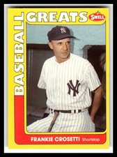 1991 Swell Baseball Greats #20 Frankie Crosetti