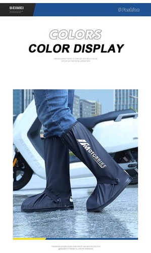 Waterproof Reflective Motorcycle Rain Boots – Non-slip, Reusable Protection - Bild 17 von 25