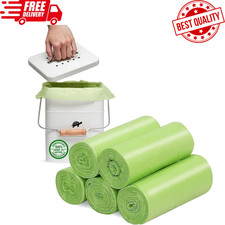 120 Counts Mini Garbage Bags, 1.2 Gallon Small Compostable Trash Bags