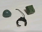 Breaker V1 Headset Helmet Backpack Part GI Joe 1982 Hasbro Action Vintage Lot