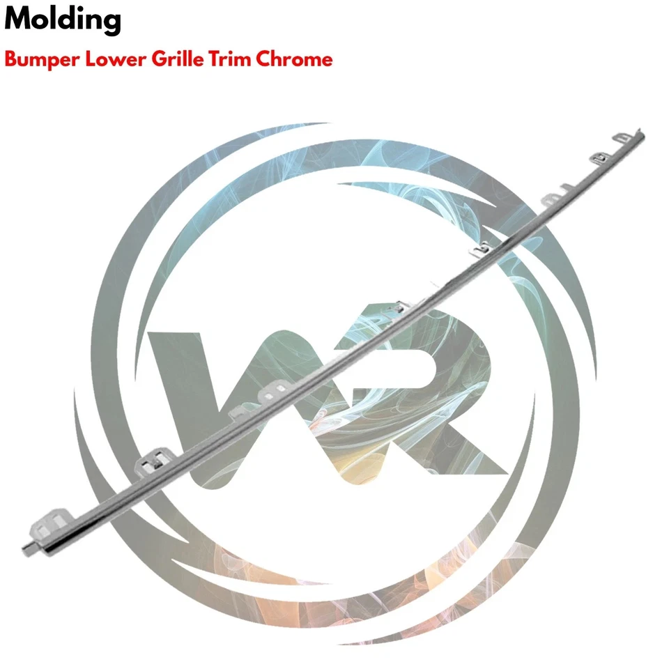 Front Bumper Lower Grille Mesh & Chrome Molding Kit For 2014-2017 Honda Odyssey — 第 4/4 张图片