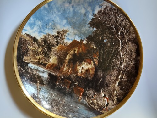 John Constable The Valley Farm Decorative Plate Collectable 27cm unboxed VGC - Foto 2 di 16