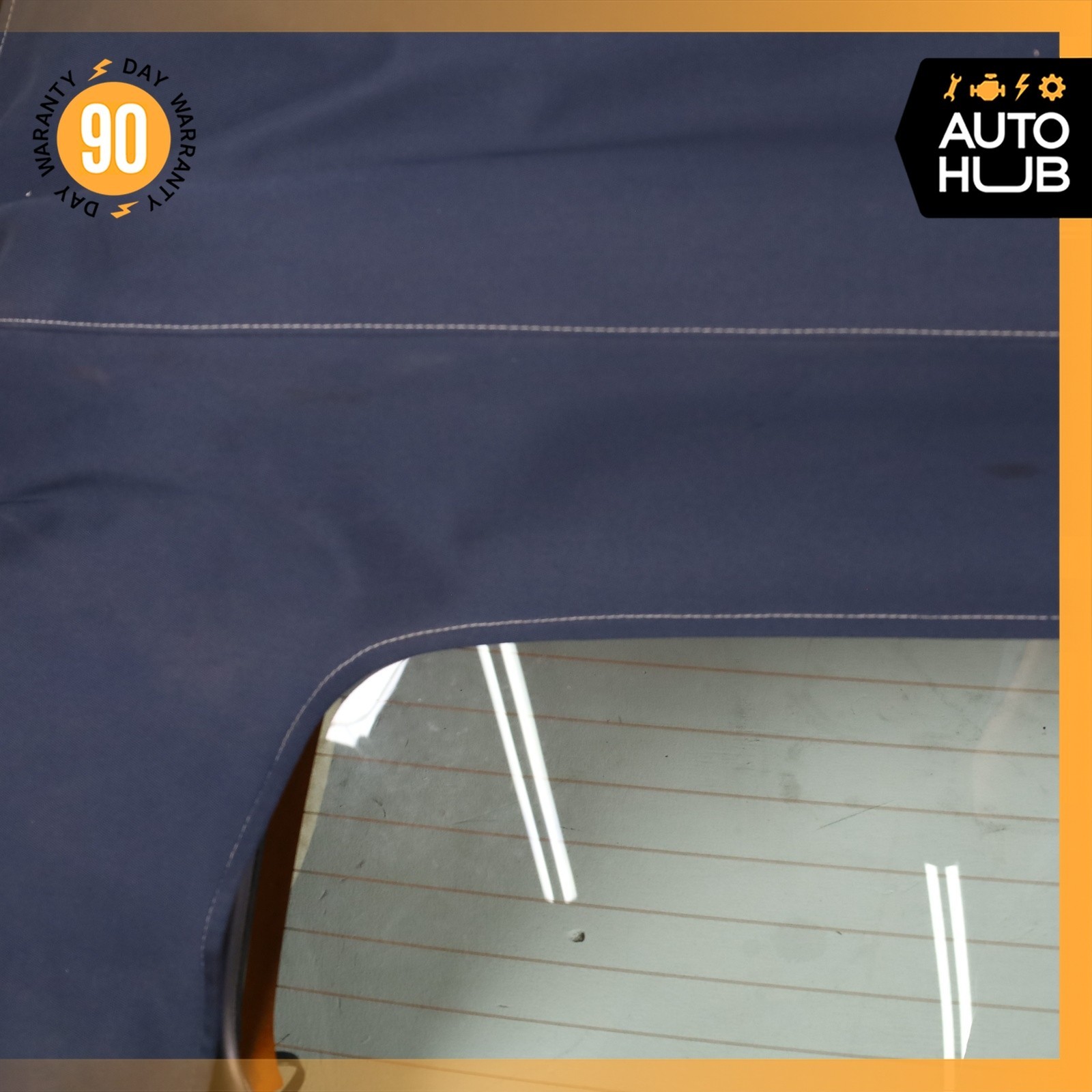 00-04 Aston Martin DB7 Volante Convertible Soft Top Roof Blue OEM 38k