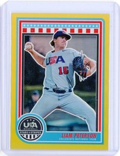 2025 Panini USA Stars & Stripes LIAM PETERSON Florida GOLD Holo RC Rookie 3/10
