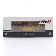 Time Micro 1/64 Dream Series Mazda RX7 FD - Yellow Initial D/Keisuke Takahashi