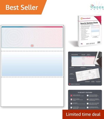 Blue Red Galaxy Check Paper 13 Security Features Compatible with Laser Inkjet