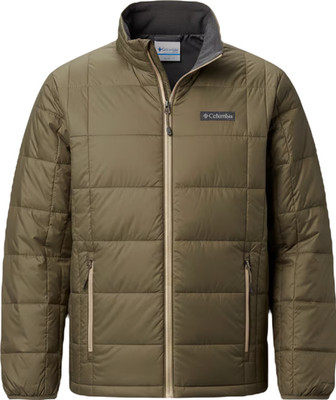 Columbia Mens Voodoo Falls 590 TurboDown II Omni Heat Down Jacket Stone Green