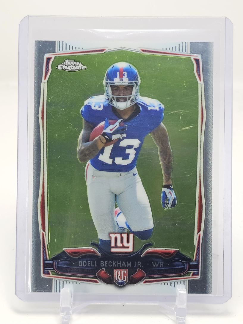 ODELL BECKHAM JR. 2014 TOPPS CHROME ROOKIE FOOTBALL GIANTS RC Q3658