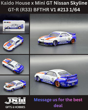 Kaido House x Mini GT Nissan Skyline GT-R (R33) BFTHR V1 #213 1/64