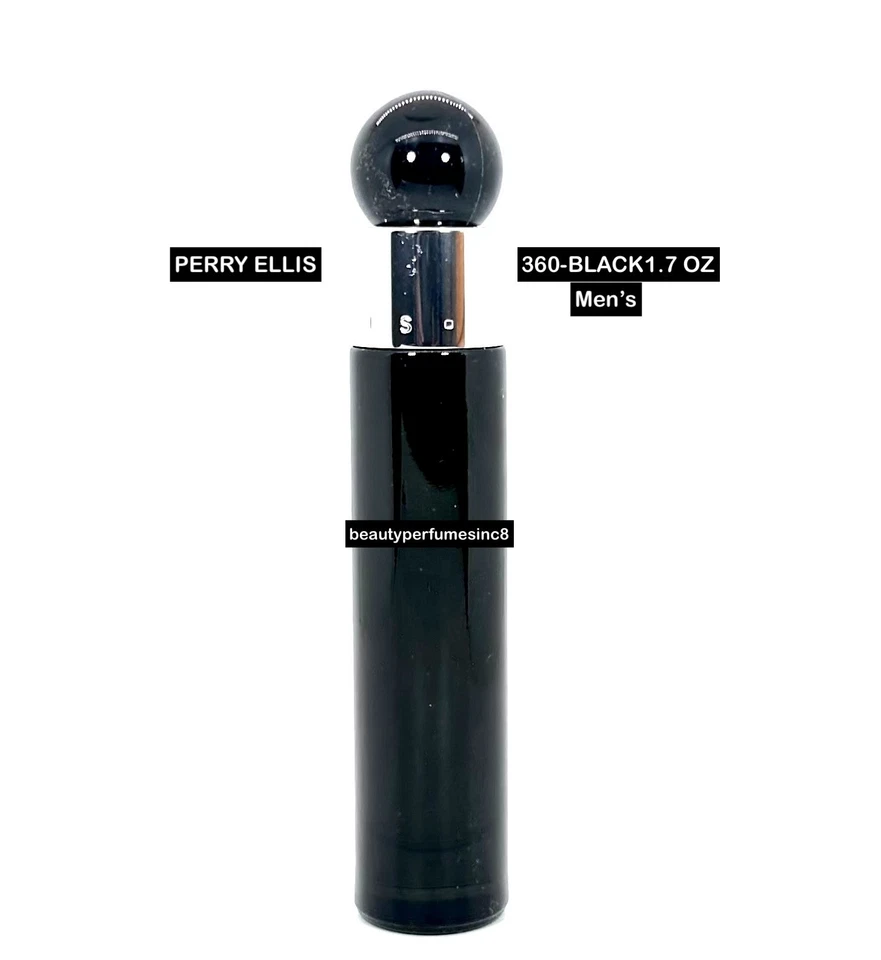 360 BLACK BY PERRY ELLIS 1.0 OZ EDT SPRAY PARA HOMBRES NUEVO Foto 2 de 3