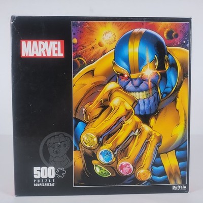 Thanos Marvel Buffalo Jigsaw Puzzle 500 Piece Complete New Sealed