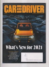Car and Driver October 2020 What's New For 2021 - 313 Cars, Trucks, SUV, and Van