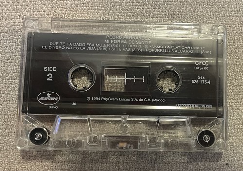 Mi Forma - De Sentir Pedro Fernandez - Cassette - Great Classic - Fast Shipping - Picture 4 of 4