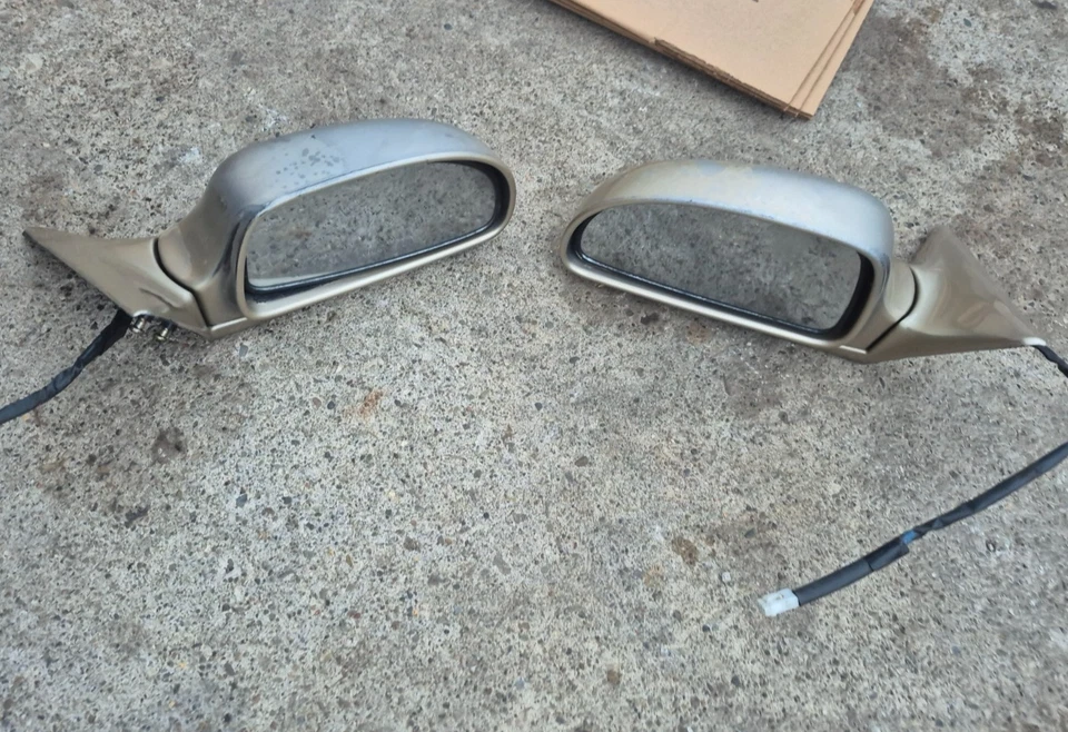 Par de espejos retrovisores eléctricos de visión lateral MK2 Toyota MR2 Turbo conductor y pasajero SW20 OEM 91 Foto 4 de 4