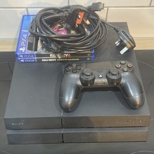 Sony PS4 Console 500Gb + 2 Games + Controller PlayStation 4 Black PAL UK