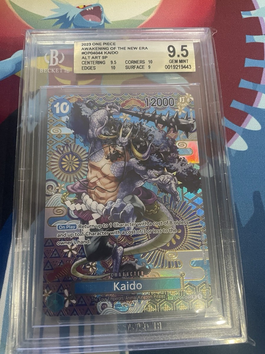 BGS 9.5 Kaido OP04-044 Alt Art SP Awakening of the New Era One