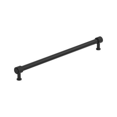Amerock Faraday 18 inch (457mm) 18 Inch Center-to-center, Matte Black