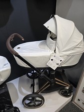 cybex priam 2024 - off white / rose gold stroller and carrycot